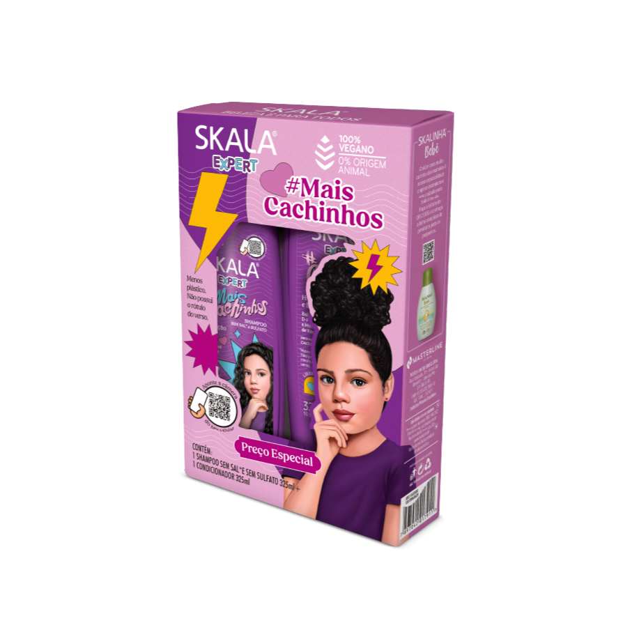 Mais Cachinhos Kit (Shampoo + Conditioner)