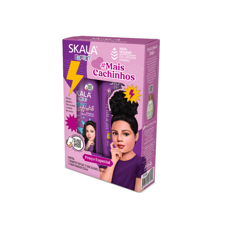 Mais Cachinhos Kit (Shampoo + Conditioner)