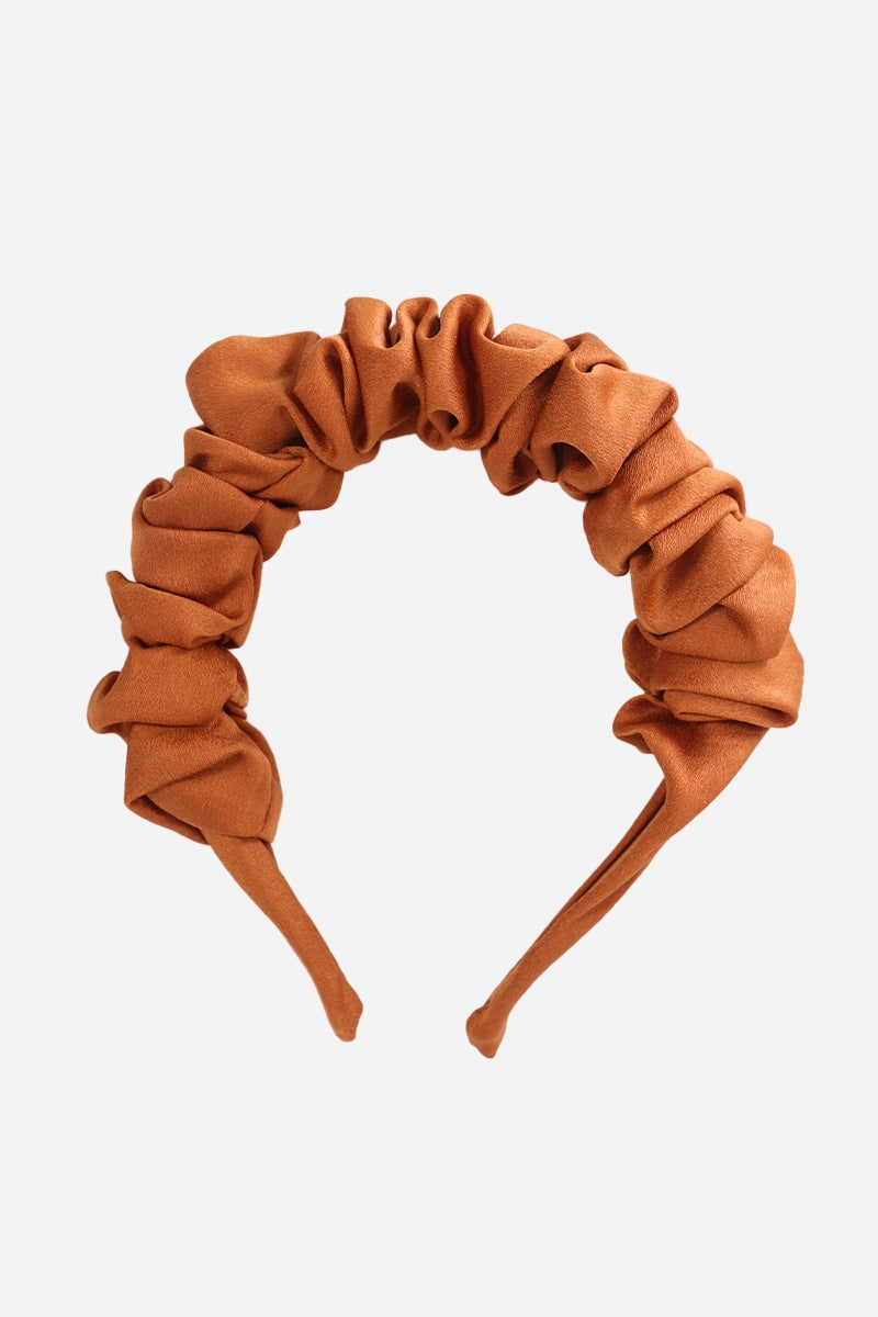 Crinkled Satin Hairband