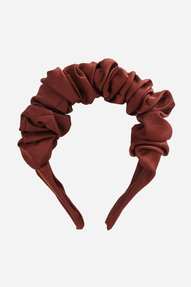 Crinkled Satin Hairband