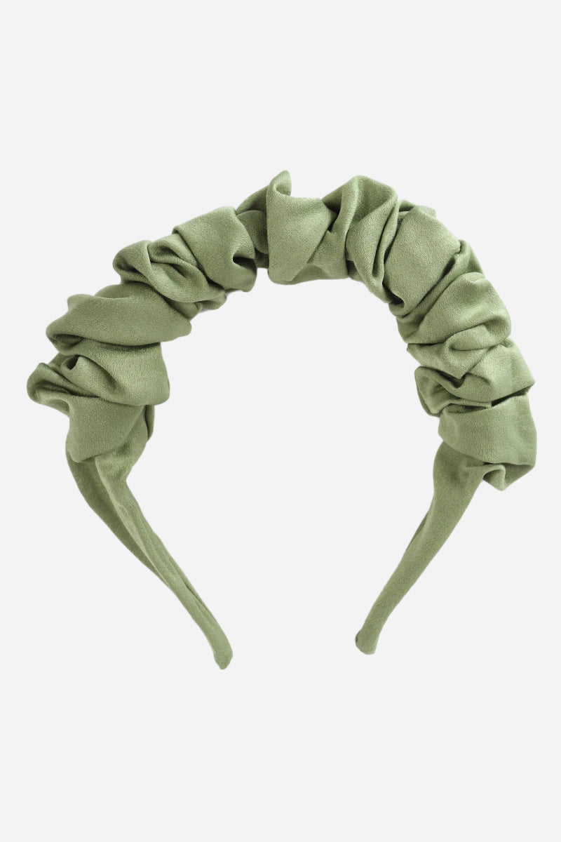 Crinkled Satin Hairband