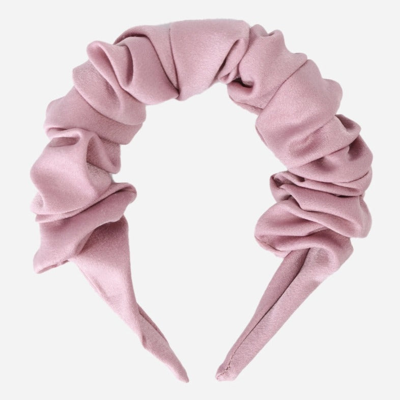 Crinkled Satin Hairband