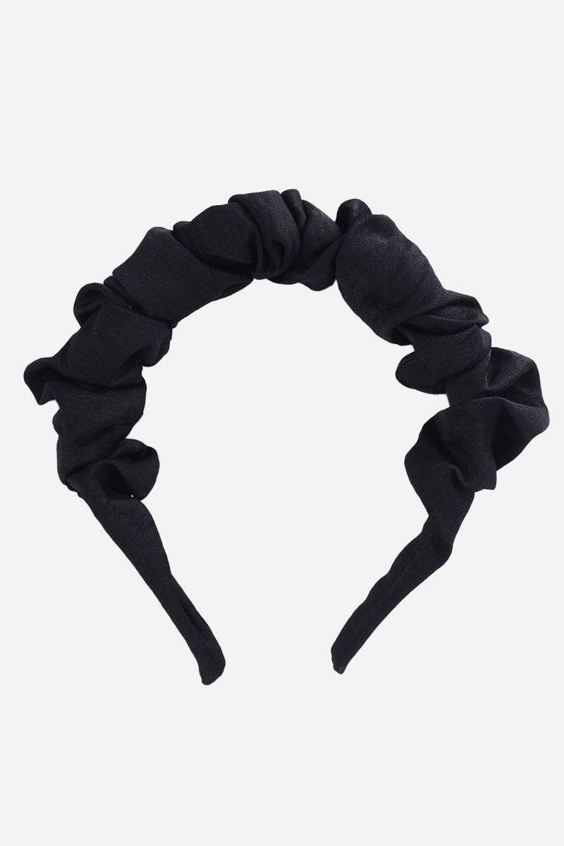 Crinkled Satin Hairband