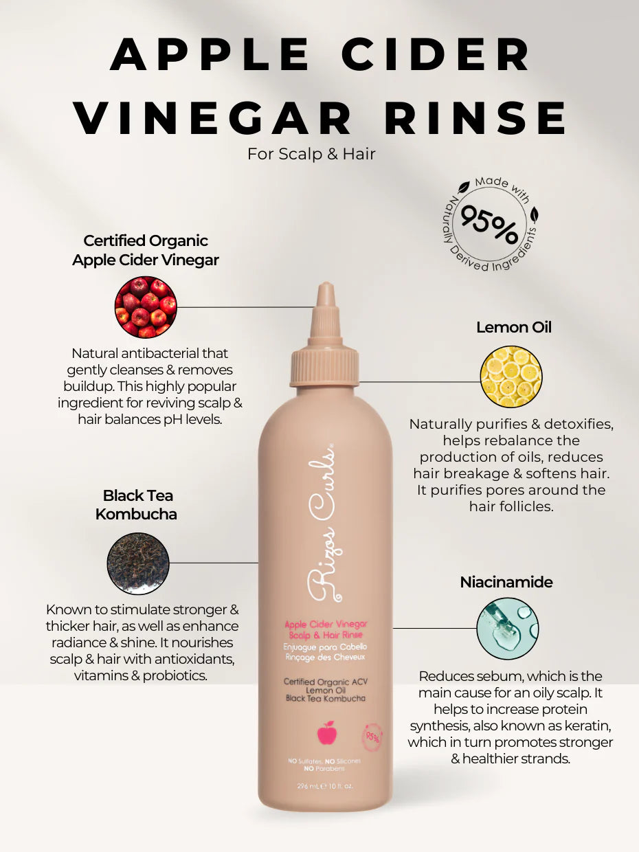 Apple Cider Vinegar Scalp & Hair Rinse