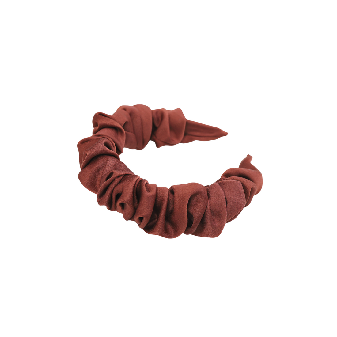 Crinkled Satin Hairband