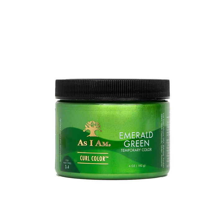 Curl Color Emerald Green