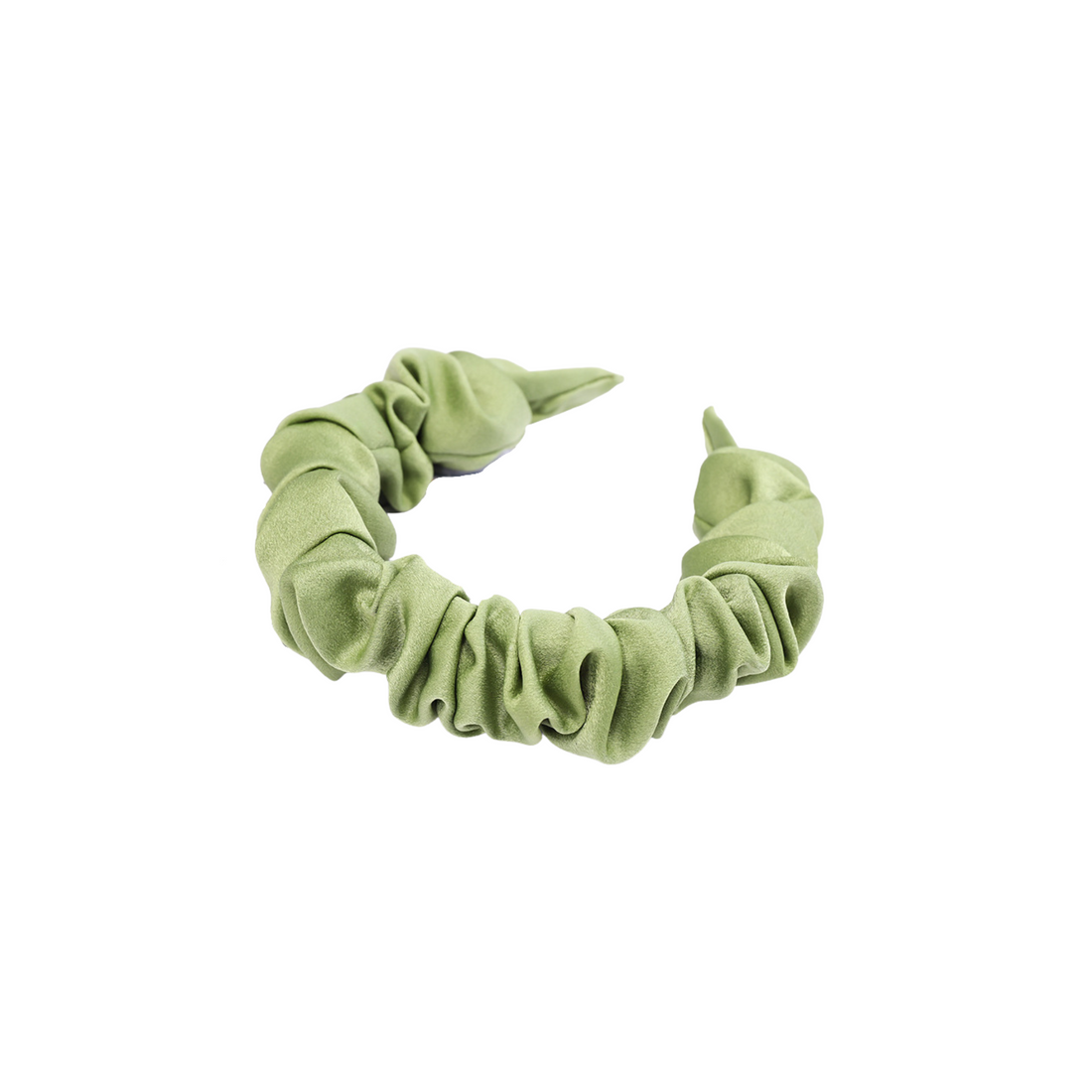 Crinkled Satin Hairband