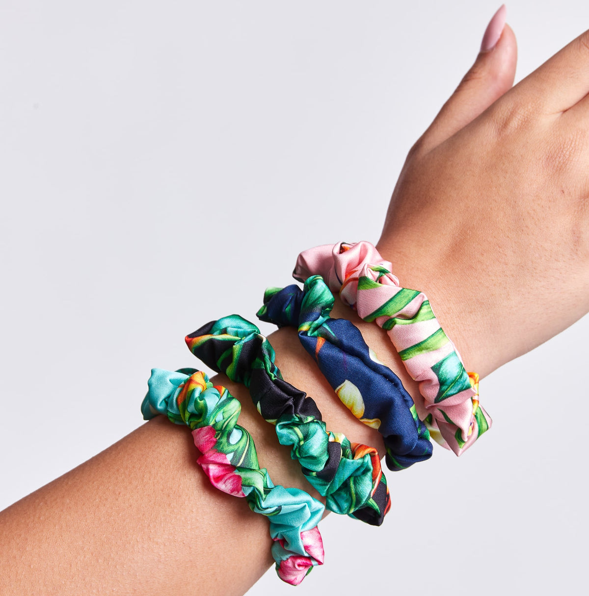 Small Satin Scrunchies