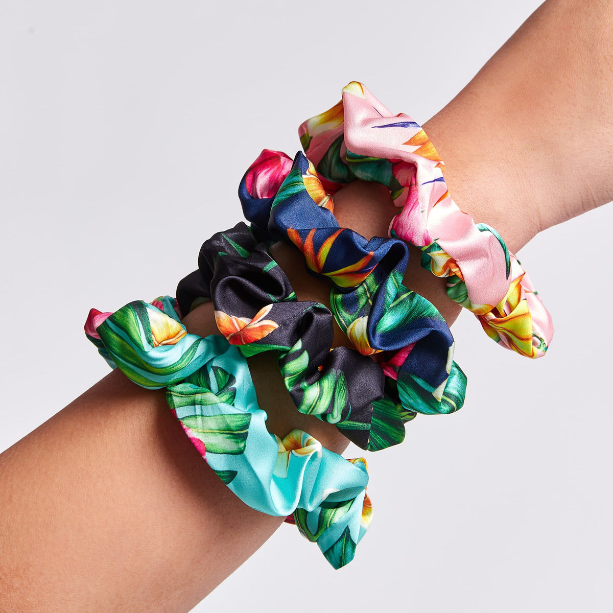 Large Satin Scrunchies