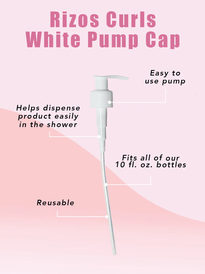 Rizos Curls White Pump Cap (Reusable)