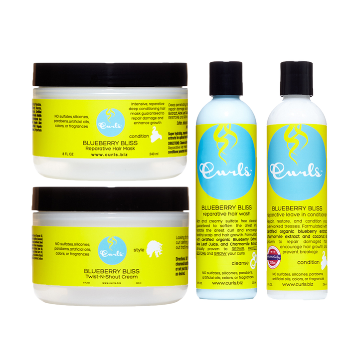 Curls - Blueberry Bliss Kinky Hair Bundle